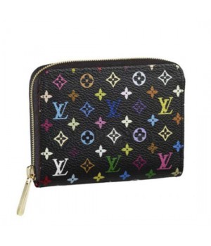 Louis Vuitton M93740 Zippy Coin Purse Monogram Multicolore Canvas