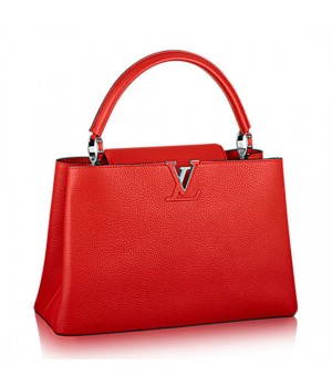 Louis Vuitton M94631 Capucines MM Tote Bag Taurillon Leather