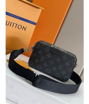 Louis Vuitton Bags Men LV Messenger bag Monogram M80741 18.5X11X6.5cm WP