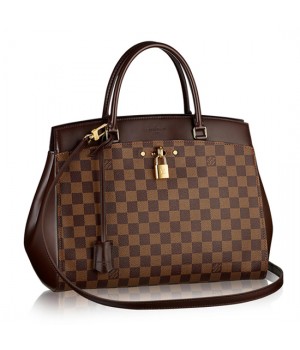 Louis Vuitton N41150 Rivoli MM Tote Bag Damier Ebene Canvas