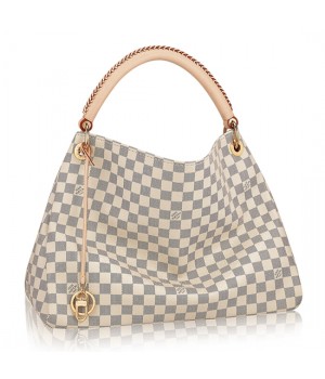 Louis Vuitton N41174 Artsy MM Hobo Bag Damier Azur Canvas