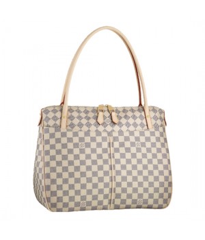 Louis Vuitton N41175 Figheri GM Shoulder Bag Damier Azur Canvas