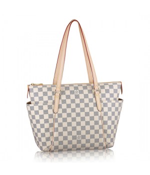 Louis Vuitton N41280 Totally PM Shoulder Bag Damier Azur Canvas