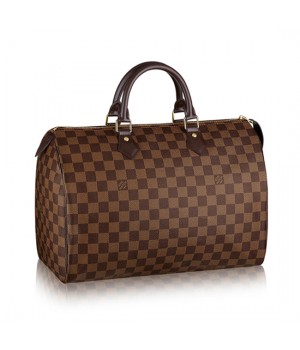 Louis Vuitton N41363 Speedy 35 Tote Bag Damier Ebene Canvas