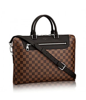 Louis Vuitton N41438 Porte-Documents Jour Briefcase Damier Ebene Canvas