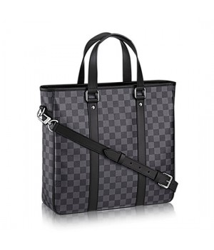 Louis Vuitton N41467 Tadao PM Briefcase Damier Graphite Canvas