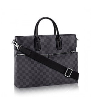 Louis Vuitton N41564 7 Days A Week Briefcase Damier Graphite Canvas