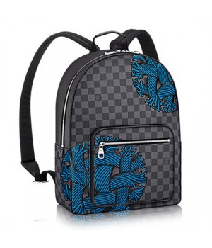 Louis Vuitton N41712 Josh Backpack Damier Graphite Canvas