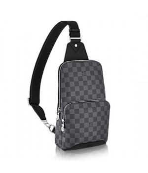 Louis Vuitton N41719 Avenue Sling Bag Damier Graphite Canvas