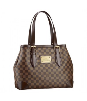 Louis Vuitton N51204 Hampstead MM Shoulder Bag Damier Ebene Canvas