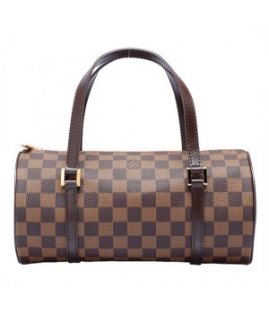 Louis Vuitton N51304 Papillion 26 Tote Bag Damier Ebene Canvas