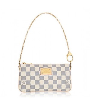 Louis Vuitton N60027 Pochette Milla MM Damier Azur Canvas