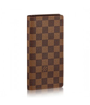 Louis Vuitton N62228 Brazza Wallet Damier Ebene Canvas