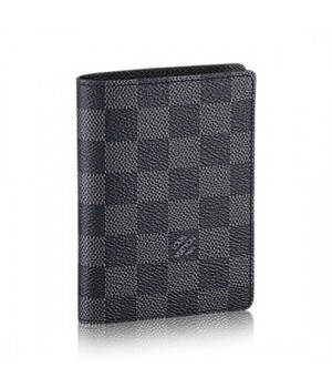 Louis Vuitton N63117 James Wallet Damier Graphite Canvas