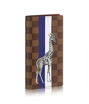 Louis Vuitton N63347 Brazza Wallet Damier Ebene Canvas