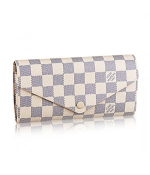 Louis Vuitton N63545 Josephine Wallet Damier Azur Canvas