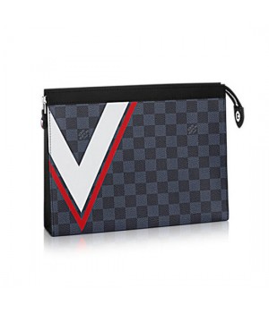 Louis Vuitton N64023 Pochette Voyage MM Damier Cobalt Canvas