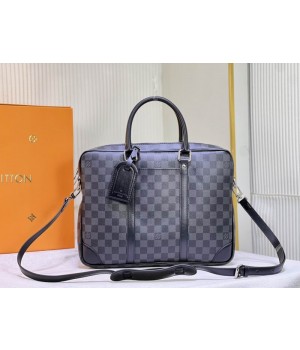Louis Vuitton Bags Men LV briefcase Voyage M46457-40445-40444 36.5x27.5x6cm ss