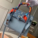 Louis Vuitton x Supreme Denim Humble Travel Kelly Top Handle Bag M49991 2019 (KIKI-9050603 )