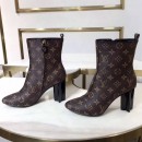 Louis Vuitton Monogram Canvas Silhouette Ankle Boot  (LG-8030102 )