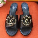 Louis Vuitton Black Leather Madeleine Mule 2018  (LG-8022820 )