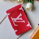 Louis Vuitton Pochette Double Zip Chain Pouch M67561 2019 (FANG-9042603 )