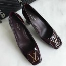 Louis Vuitton Patent Leather Pump Burgundy 2016 (GD4005-6101513 )