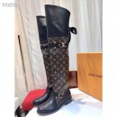 Louis Vuitton Monogram Canvas/Clafskin Over Knee Boot 2018 (GD1054-8121527 )