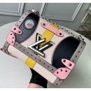 Louis Vuitton Twist MM in Epi Leather Patchwork M50282 White/Pink/Black 2019 (KD-9022207 )