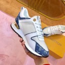 Louis Vuitton Run Away Sneaker 1A4WP1 Blue Monogram Denim/White 2019 (SIYA-9030839 )