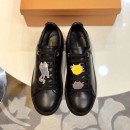 Louis Vuitton Frontrow Cats Sneaker in Black Calf Leather 1A52EQ 2018 (SIYA-9030854 )