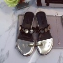 Louis Vuitton Nightfall Flat Thong 1A0ZN3 Gold/Black 2016 (DDY-6042012 )