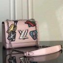Louis Vuitton Epi Leather Travel Twist MM Bag M52487 Pink 2019 (F-9010234 )