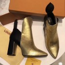 Louis Vuitton Pokerface Ankle Boot 1A2VKG Black/Gold 2017 (GD5023-7091613 )