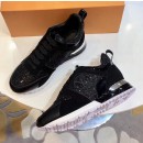 Louis Vuitton Glisten Run Away Sneaker Black 2018 (GD1054-8080756 )