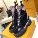 Louis Vuitton Monogram Canvas/Suede/Pink Leather Laureate Desert Boot 2018 (GD1054-8080808 )
