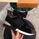 Louis Vuitton Run Away Sneaker 1A4XNL Black/Monogram Canvas 2019(For Men and Women) (KL-9031111 )