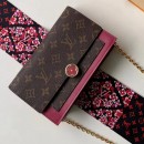 Louis Vuitton Monogram Canvas Flore Chain Wallet Fuchsia M67404 2018 (F-9012124 )