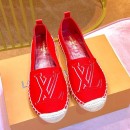 Louis Vuitton Seashore Oversize LV Flat Espadrilles 1A4VZK Red 2019 (1054-9051552 )