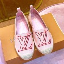 Louis Vuitton Seashore Oversize LV Flat Espadrilles 1A4VZK Pink 2019 (1054-9051550 )