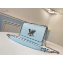 Louis vuitton original epi leather TWIST MM M66119 sky blue