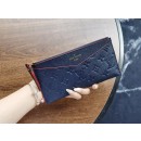 Louis Vuitton Original Monogram Empreinte Wallet M68712 Navy Blue
