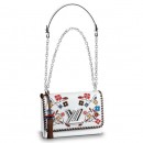 Louis Vuitton Twist MM Bag Monogram Flower Motif M53532