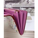 Louis Vuitton White Sarah N?ud Wallet Monogram Multicolore M60277