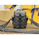 Louis Vuitton Damier Graphite Canvas Nano Christopher Bag M82769 14X19X6cm XM