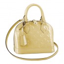 Louis Vuitton M90104 Alma BB Tote Bag Monogram Vernis