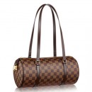 Louis Vuitton N41210 Papillon NM Shoulder Bag Damier Ebene Canvas