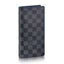 Louis Vuitton N41688 Brazza Wallet Damier Graphite Canvas