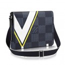 Louis Vuitton N44004 District MM Messenger Bag Damier Cobalt Canvas