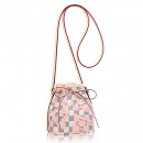 Louis Vuitton N60052 Nano Noe Shoulder Bag Damier Azur Canvas